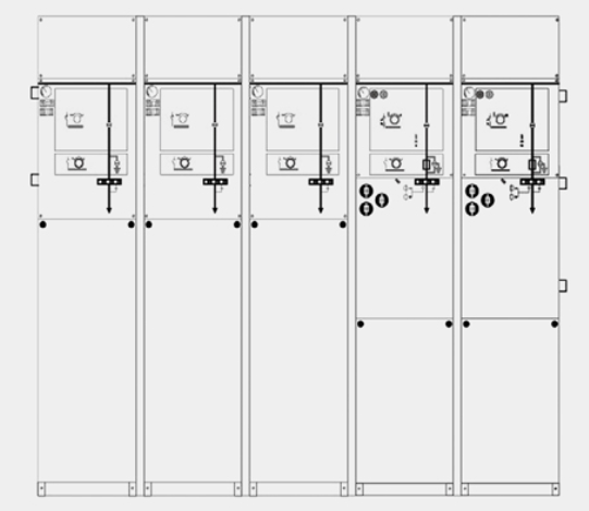 Manufacturer of SRM-40.5 Indoor Gas Insulated Switchgear Panel插图2