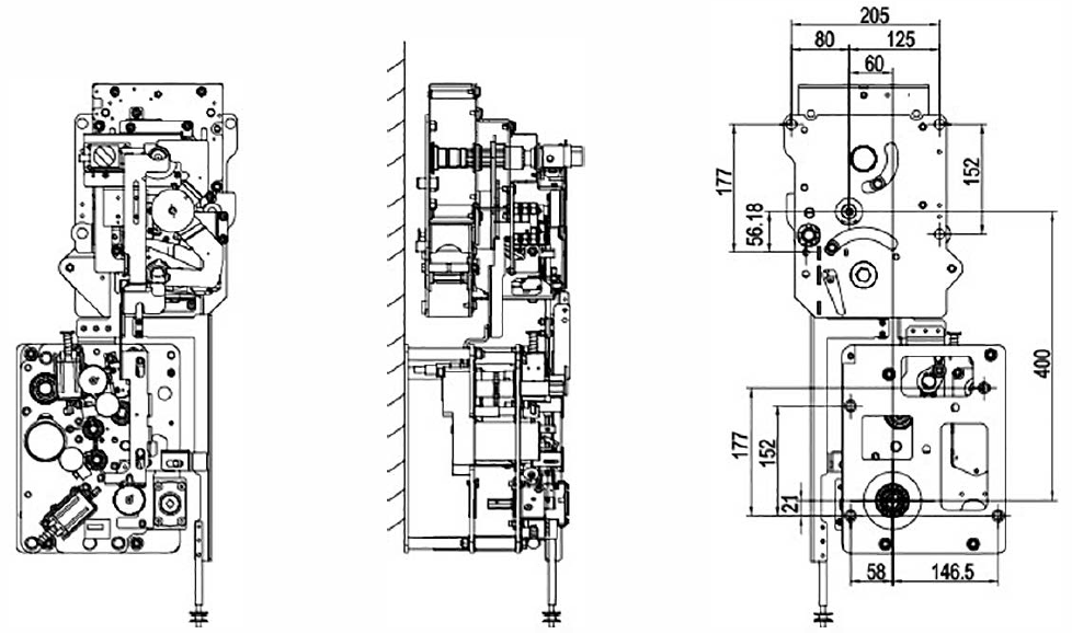 WLV/C/G 12/630/3 Spring-Operated Mechanism for High-Voltage SF6 Load Switching Equipment插图1