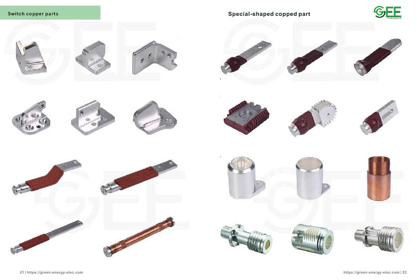 Switoh oopper parts Special-shaped copped part