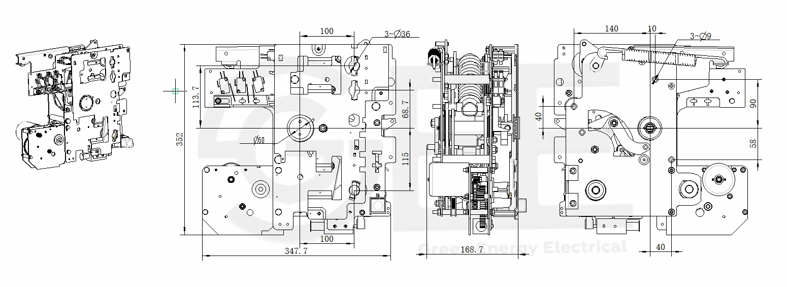 FLN(R)36 LBS operating mechainsm插图6